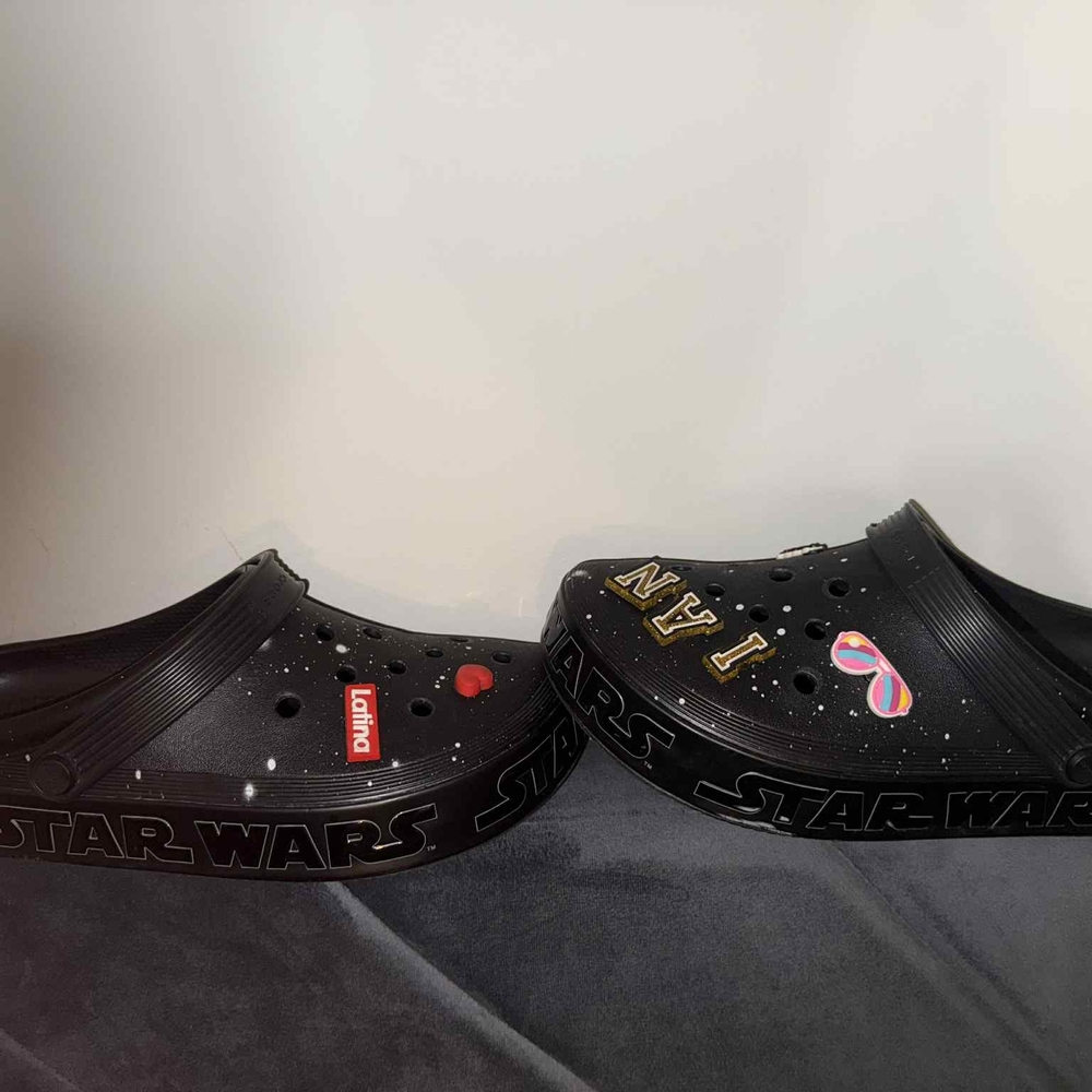 Star Wars Kids Slippers in Black with Colorful Accents